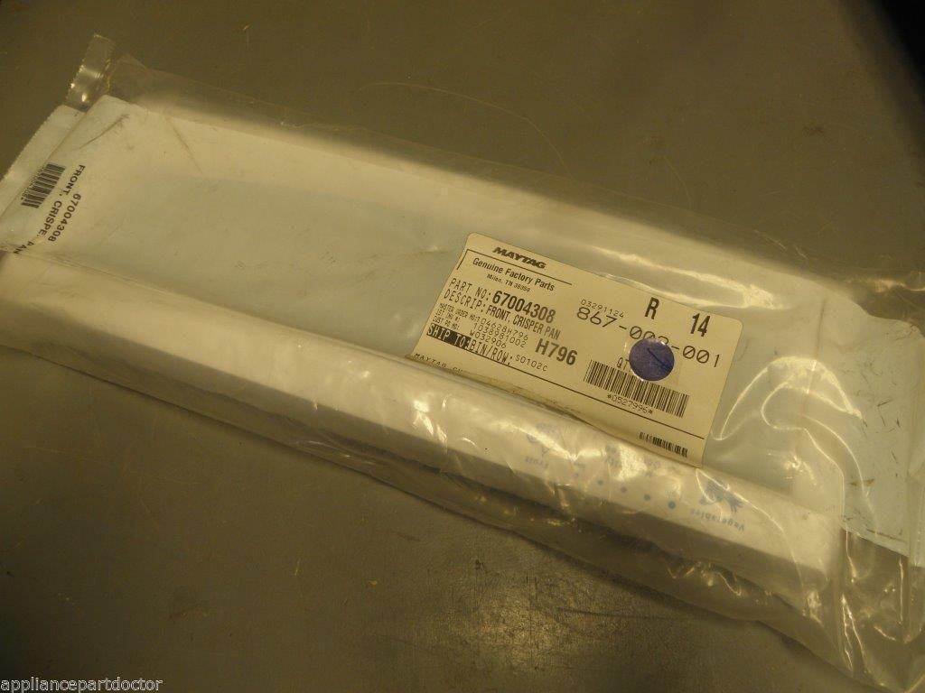 Amana Refrigerator 67004308 Crisper Pan Front NEW IN BOX Amana Refrigerator 67004308 Crisper Pan Front NEW IN BOX